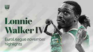 Lonnie Walker IV  EuroLeague 202425  November Highlights [upl. by Esilanna517]