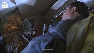 Jurassic Park Dilophosaurus HD CLIP [upl. by Leena]