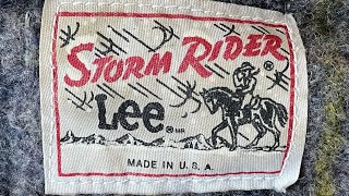 80年代Lee １０１LJ STORM RIDERを買ってみました。 [upl. by Bright]