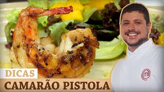 CAMARÃO GRELHADO com Raul Lemos  DICAS MASTERCHEF [upl. by Notfa]