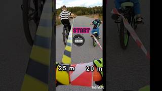 DUŻY rower Vs Mały rowerek🤔 dc dlaciebie cycle shorts [upl. by Ainala]