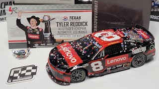 Tyler Reddick 2022 Lenovo Texas Win 124 Elite NASCAR Diecast Review [upl. by Jonna]