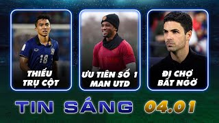 TIN SÁNG 41  SAO MAN UTD TỪ CHỐI DỰ AFCON THÁI LAN LOẠI DANGDA amp CHANATHIP ARSENAL GÂY SỐC [upl. by Galatia]