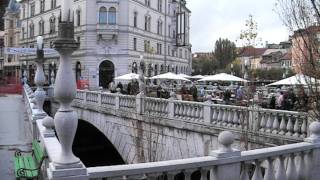 Ljubljana In Your Pocket  Triple Bridge Tromostovje [upl. by Sandye148]