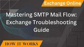 Mastering SMTP Mail Flow Exchange Troubleshooting Guide  Exchange Online [upl. by Margherita]