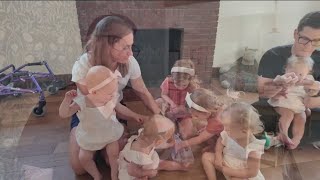 Parents of twins get surprised with quadruplets [upl. by Algie]