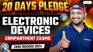 CBSE Compartment Exam 2024  Electronic Devices  Class 12 Physics  Physics Baba  Rankplus [upl. by Aihsital]