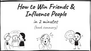 how to win friends amp influence people short book summary [upl. by Milburr]