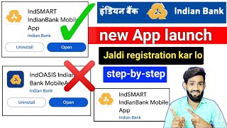 Indian Bank Mobile banking App Registration  how to Registration IndSmart App [upl. by Whorton]