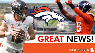 Denver Broncos Just Got A TRIPLE Dose Of Great News After Win vs Falcons [upl. by Fey731]