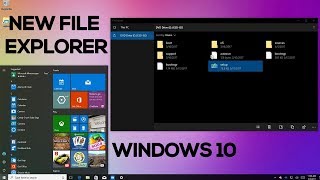 HOW TO GET NEW FILE EXPLORER IN WINDOWS 10 [upl. by Honora]