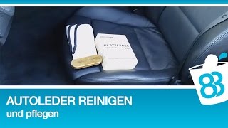 Autoleder reinigen und pflegen mit Colourlock  Lederpflege Leder richtig reinigen und pflegen [upl. by Hannahc]