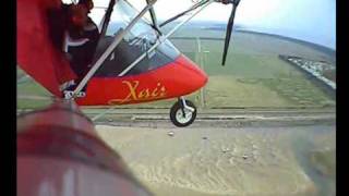 Flying over the new outer harbour at Wells next seawmv [upl. by Narmak309]