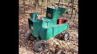 Kemp Chipper Shredder Operational  In Action [upl. by Eledoya]