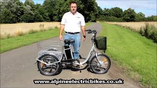 ebike  Unbelievably Easy to Mount Electric Trike Mobility Scooter 3 Wheeler [upl. by Vorster]