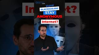 How Blackmailers Stay Anonymous On The Internet shorts blackmail onlinethreats socialmedia [upl. by Meekar]