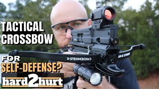 Testing the AR6 Tactical Repeating Crossbow Accuracy Range and Stopping Power Bonus Tomahawk [upl. by Marlo]