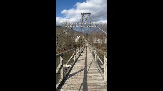 Buchanan Swinging Bridge [upl. by Ahsiuqram]