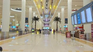 Landing in Dubai International Airport amp Terminal 3 [upl. by Belding]