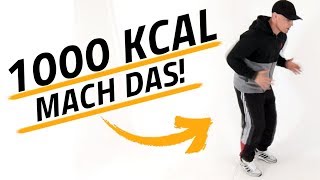 1000 Kalorien verbrennen OHNE 60 Min zu Joggen [upl. by Emina]