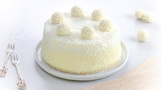 Raffaello Cake — A Delicious Coconut Treat For The Taste Of The Caribbean [upl. by Lasyrc]