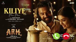 Kiliye Malayalam Song Ringtone 2024  ARM Malayalam Movie BGM Ringtone 2024  Tovino Thomas Movie [upl. by Enilasor]