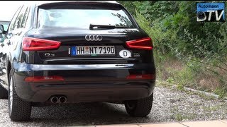 Audi Q3 20TDi 177hp  Start Up Sound 1080p FULL HD [upl. by Lleryt]