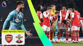 Last Minute DRAMA  Arsenal 33 Southampton  Classic Premier League Highlights [upl. by Atirys]