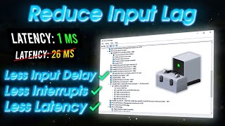 How to Reduce Input Lag and Interrupts for Gaming Latency Tweaks [upl. by Nosaes]