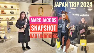 Marc Jacobs The Snapshot  Bag Unboxing  Japan Trip 2024 [upl. by Stanzel608]