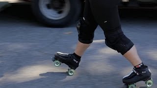 How to Do a Heel Toe  RollerSkate [upl. by Yttak]