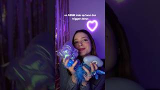 ASMR MAIS QUAVEC DES TRIGGERS BLEUS 💙 asmr short [upl. by Naitsirhk]