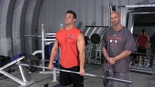 Wide Grip Barbell Upright Row [upl. by Edge242]