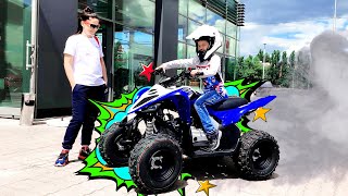 Funny Story about bought New Quad Bikes for Mom and Den [upl. by Iahcedrom]