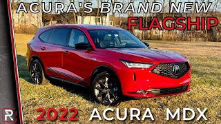 The 2022 Acura MDX ASpec is Acuras New 3Row Flagship Luxury SUV [upl. by Mireielle]