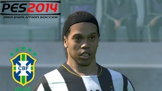 PES 2014 Real Faces Brazilian league [upl. by Nosoj]