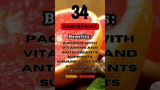 Health Benefits of eating grapefruit everyday on human body Facts about nutrition of grapefruit [upl. by Llenrep]