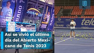 Abierto Mexicano de Tenis 2023 Así se vivió la final donde ganó Alex de Miñaur [upl. by Blood]