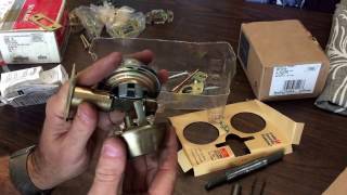 Schlage Deadbolt  a look at the different styles produced over the years [upl. by Eniluqcaj]