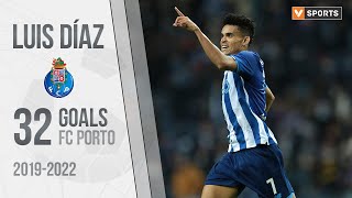 LUIS DÍAZ  FC Porto  32 GOALS 20192022 [upl. by Nehtan]