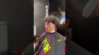 ASMR HAIRCUT  LOW TAPER  CURLY HAIR asmr howto tutorials youtubeshorts shorts satisfying [upl. by Phipps]