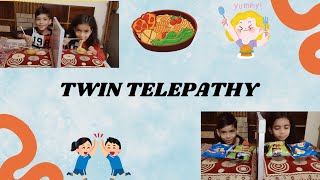 TWIN TELEPATHY ♥️Aaru and Tara ♥️FUNNYPlease Support us [upl. by Engenia644]