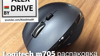 Logitech Wireless Mouse M705 распаковка [upl. by Yolanda202]