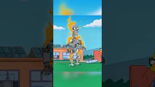 Homer the Terminator 🦾 shorts cartoon [upl. by Elmira]