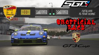 Pachanga Ibérica SimRacing PORSCHE CUP Race 2 BARCELONA Assetto Corsa Competizione [upl. by Laen814]