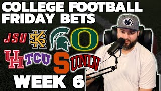 Friday CFB Picks Week 6 College Football Bets With Kyle Kirms October 4th [upl. by Adnomal852]