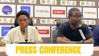 PRESSER  COACH LARYEA KINGSTON SPEAKS AFTER 51 VICTORY OVER IVORY COAST 🇨🇮 [upl. by Drofwarc]