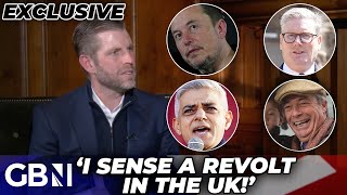 EXCLUSIVE Eric Trump Delivers Scathing Verdict on Labour Sadiq Khan Farmers and Free Speech [upl. by Anali]