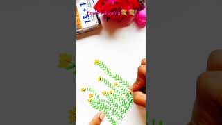 Flowers crewing with marker🌷🌻🌿 art drawingideas drawing artstyle artideas [upl. by Mullins965]