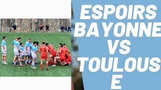 Espoirs Laviron bayonnais vs Stade Toulousain 23 04 2023 [upl. by Aisatal699]